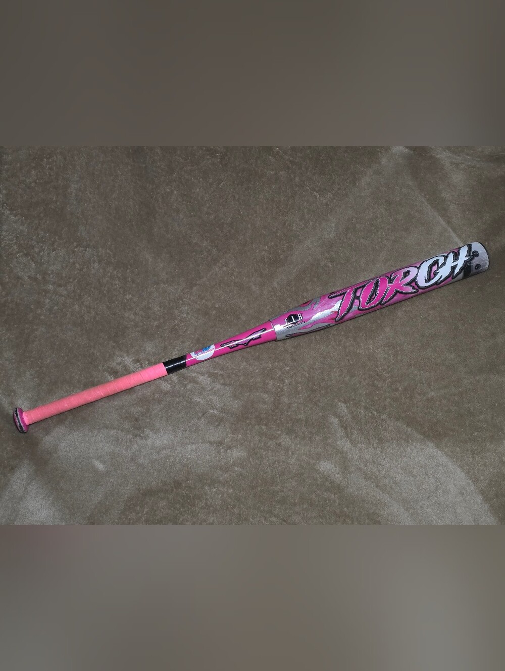 Used 2021 34/25 Pink Monsta Torch Softball Bat M2 3500 21SPTA2 ASA
